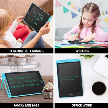 Hardbound MULTI COLOUR LCD Writing Pad LCD Tablet