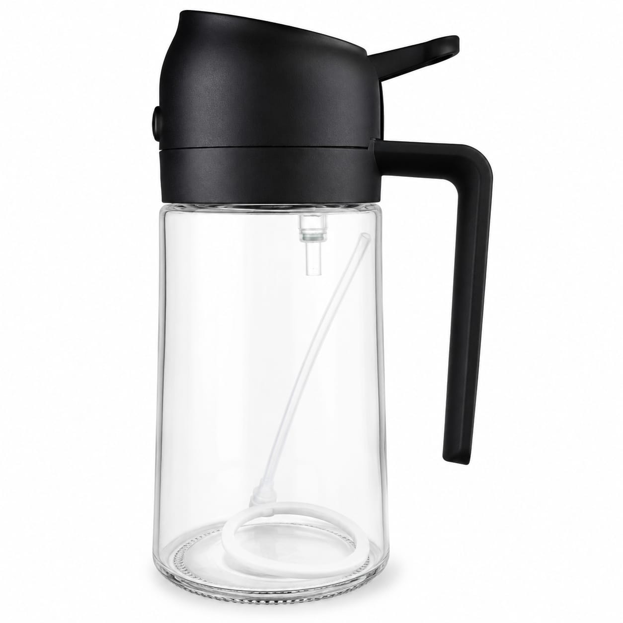 2-in-1 Oil Spray Bottle | Adjustable Mist & Dispenser | 470ml Leak-Proof Glass Container | For Cooking, BBQ, Baking & Air Fryer 470ml